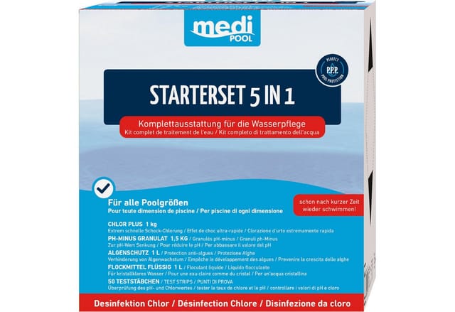 Planet Pool Schnell Chlor Granulat 5 kg Pool Wasserdesinfektion schnelllöslich