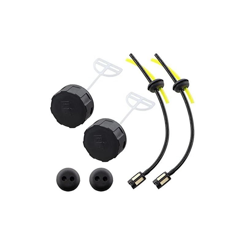 Vurahome – Set Mit 2 Tankdeckeln Inklusive Kraftstoffleitung Für 33-cm³-, 43-cm³- Und 52-cm³-freischneider Der Marken Cg330, Cg430, Fuxtec, Güde, Rotfuchs, Zipper, Timbertech Und Brast