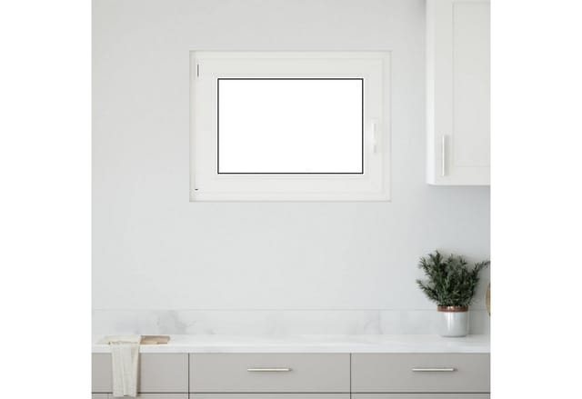 vidaXL Kellerfenster RISOR Anthrazit 80 x 60 cm PVC und Glas 42047322