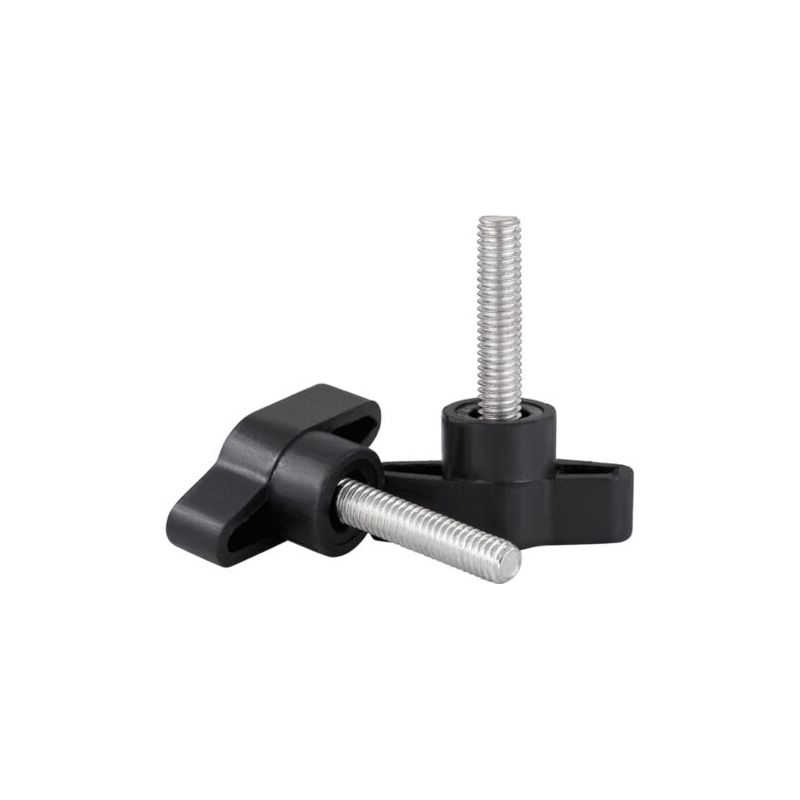 Flügelmutter, Verriegelungsgriff Für Streckvorrichtung, M6 X 20, 2er-pack, Schwarz