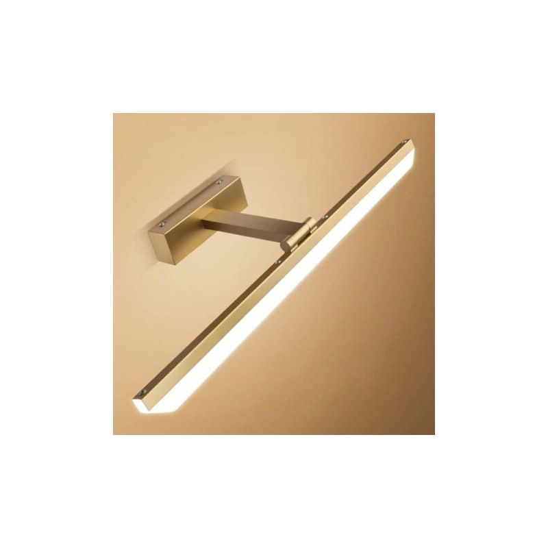 Led-badezimmerspiegel-wandleuchte Ip44 40 Cm 9 W Warmweiß Oder Gold Modern