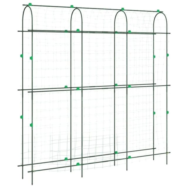 vidaXL Pflanzennetz U-Rahmen 181x31x182,5 cm Stahl 4009282