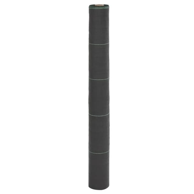 vidaXL Unkrautvlies Schwarz 1x50 m PP 4005216