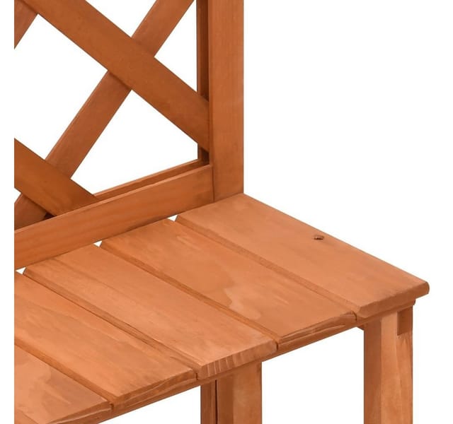 vidaXL Blumentreppe mit Rankgitter 70x42x115 cm Massivholz Tanne 316413