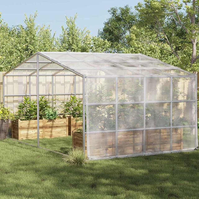 vidaXL Plane mit Ösen Transparent 3 x 12 m Polyethylen 3429276