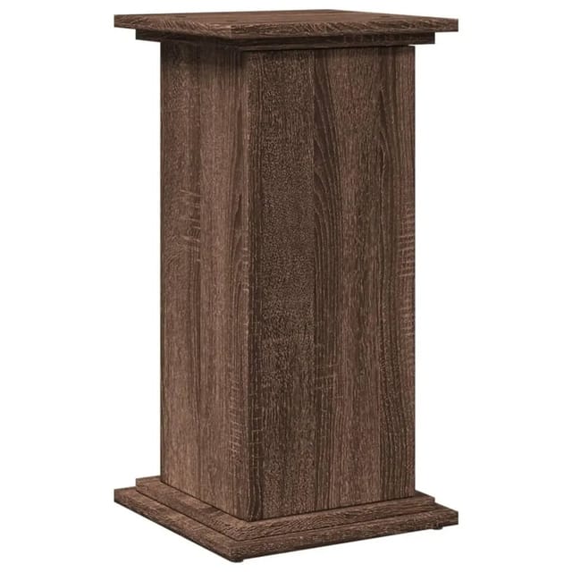 vidaXL Postament mit Stauraum Eichen-Optik 31x30x90 cm Holzwerkstoff 854622