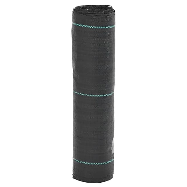 vidaXL Unkrautvlies Schwarz 0,5x100 m PP 4005175