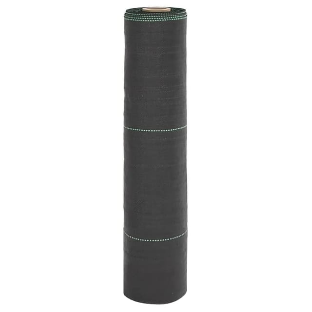vidaXL Unkrautvlies Schwarz 0,5x100 m PP 4005210
