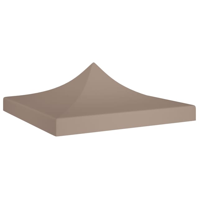 vidaXL Partyzelt-Dach 3x3 m Taupe 270 g/m² 315321