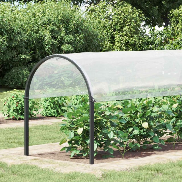 vidaXL Plane mit Ösen Transparent 2 x 12 m Polyethylen 3429273