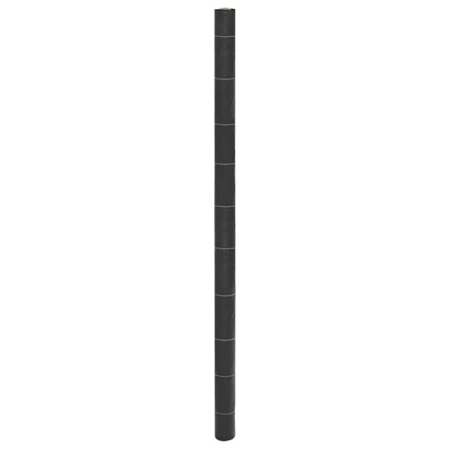 vidaXL Unkrautvlies Schwarz 2x50 m PP 4005195