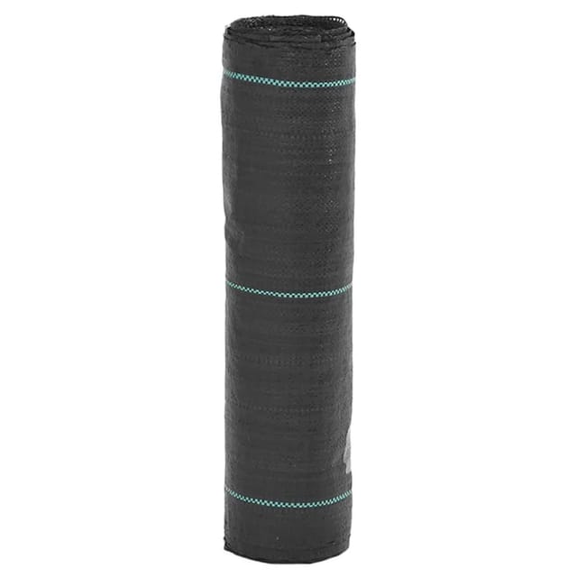 vidaXL Unkrautvlies Schwarz 0,5x25 m PP 4005138