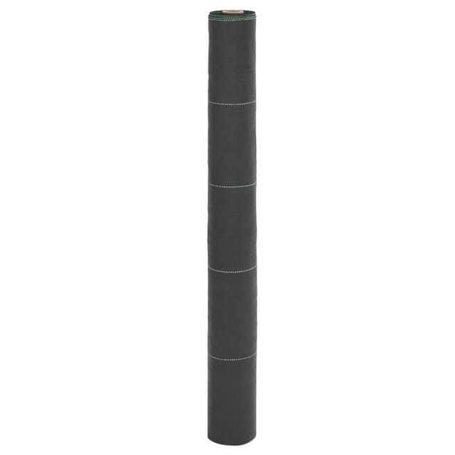 vidaXL Unkrautvlies Schwarz 1x10 m PP 4005214