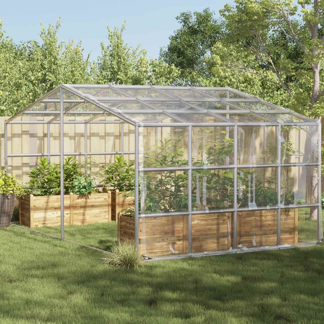 vidaXL Plane Transparent 4 x 5 m PVC 3429352