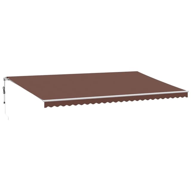 vidaXL Markise Automatisch Braun 600x350 cm 3215401