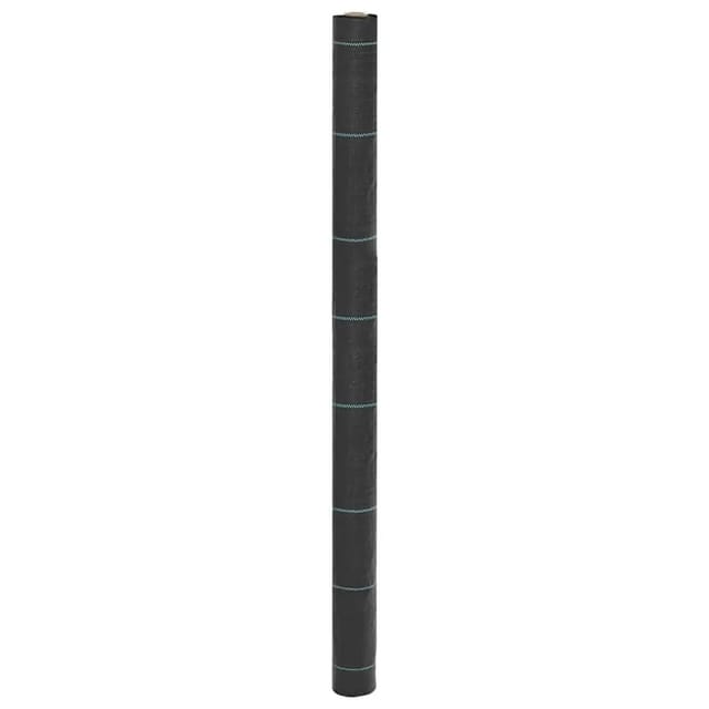 vidaXL Unkrautvlies Schwarz 1,5x25 m PP 4005187