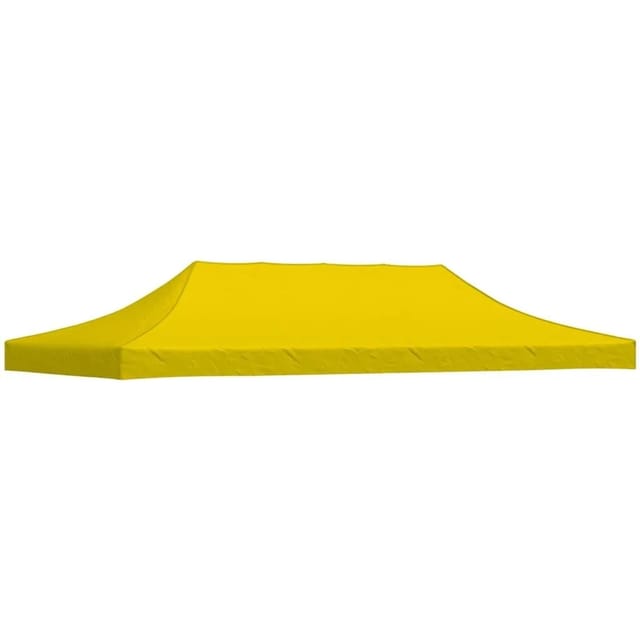 vidaXL Partyzelt-Dach 6x3 m Gelb 270 g/m² 315335