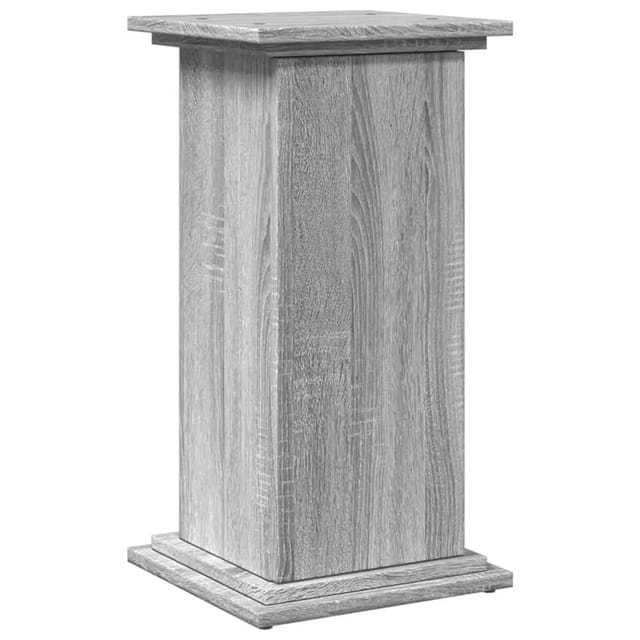 vidaXL Postament mit Stauraum Grau Sonoma 31x30x60 cm Holzwerkstoff 854621
