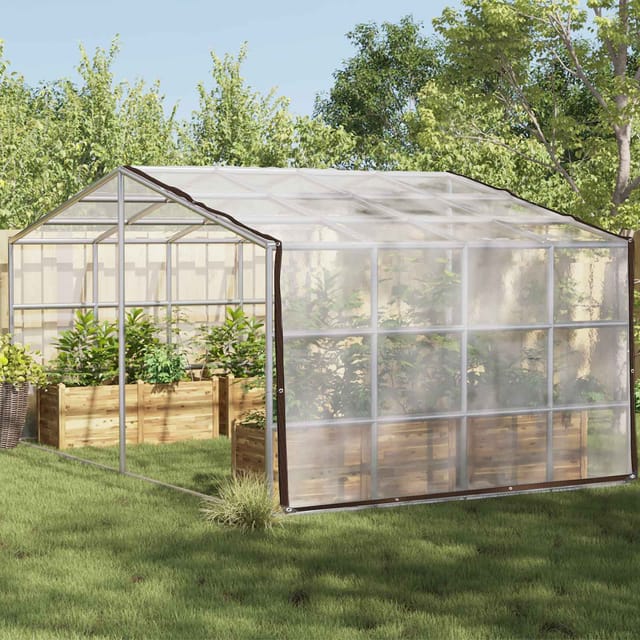 vidaXL Plane mit Ösen Transparent 3 x 12 m Polyethylen 3429313