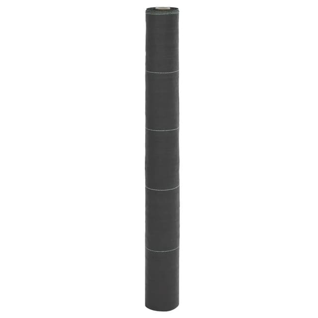 vidaXL Unkrautvlies Schwarz 1x200 m PP 4005219