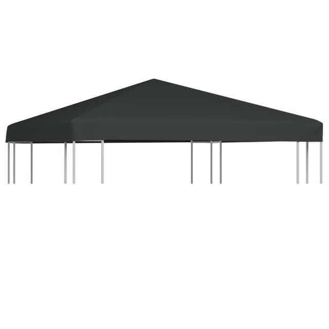 vidaXL Pavillondach 310 g/m² 3x3 m Grau 44781