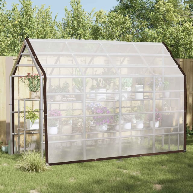 vidaXL Plane mit Ösen Transparent 3 x 4 m Polyethylen 3429312