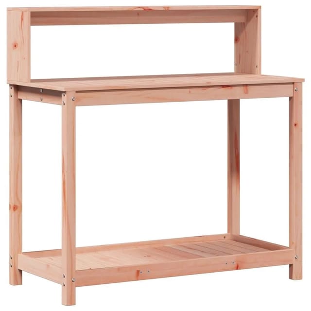 vidaXL Pflanztisch mit Ablagen 108x50x109,5 cm Massivholz Douglasie 832415