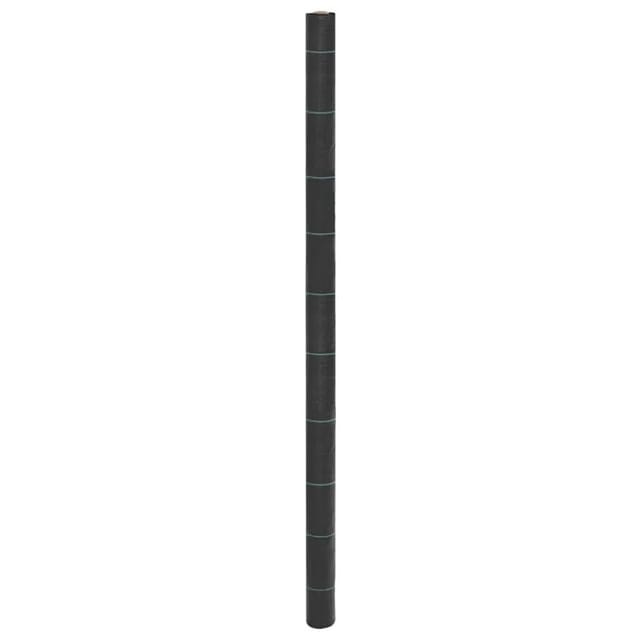 vidaXL Unkrautvlies Schwarz 2x25 m PP 4005194