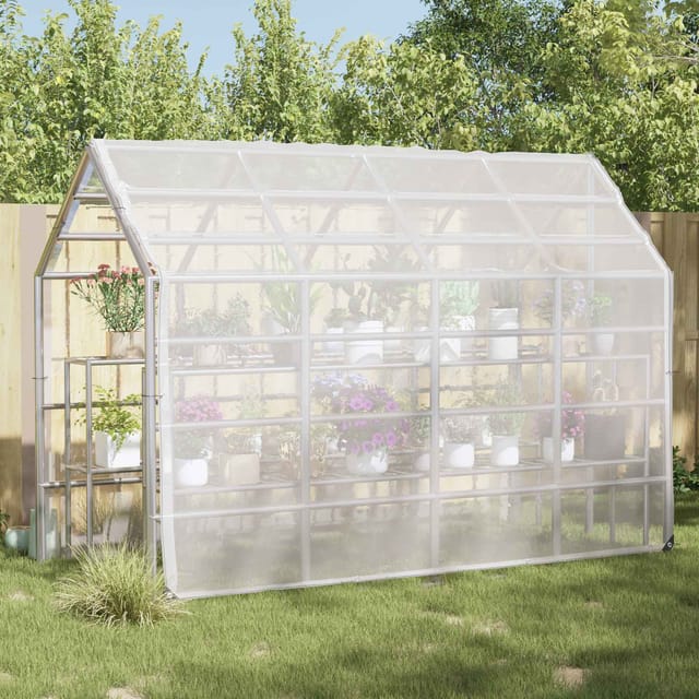 vidaXL Plane mit Ösen Transparent 3 x 3 m Polyethylen 3429274