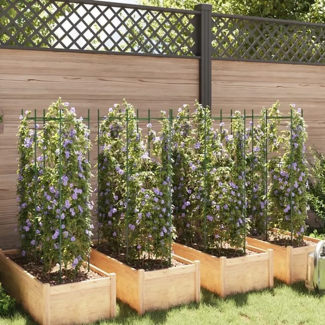 vidaXL Tomatenkäfige 8 Stk 116 cm Stahl und PP 3281491