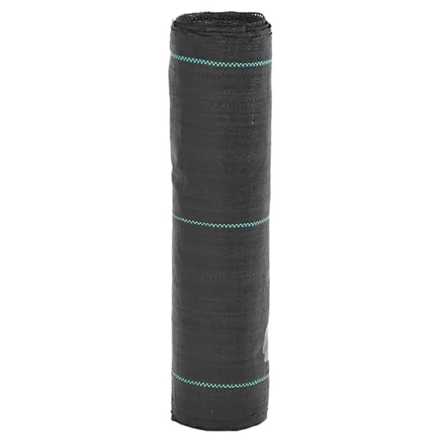 vidaXL Unkrautvlies Schwarz 0,5x200 m PP 4005142