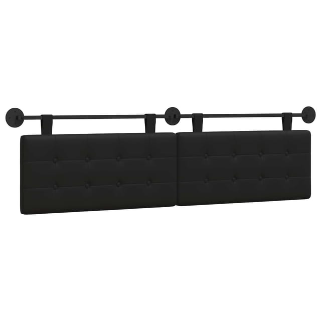 vidaXL Hängevorderseite Schwarz 170 x 55 x 5 cm Kunstleder 42031967