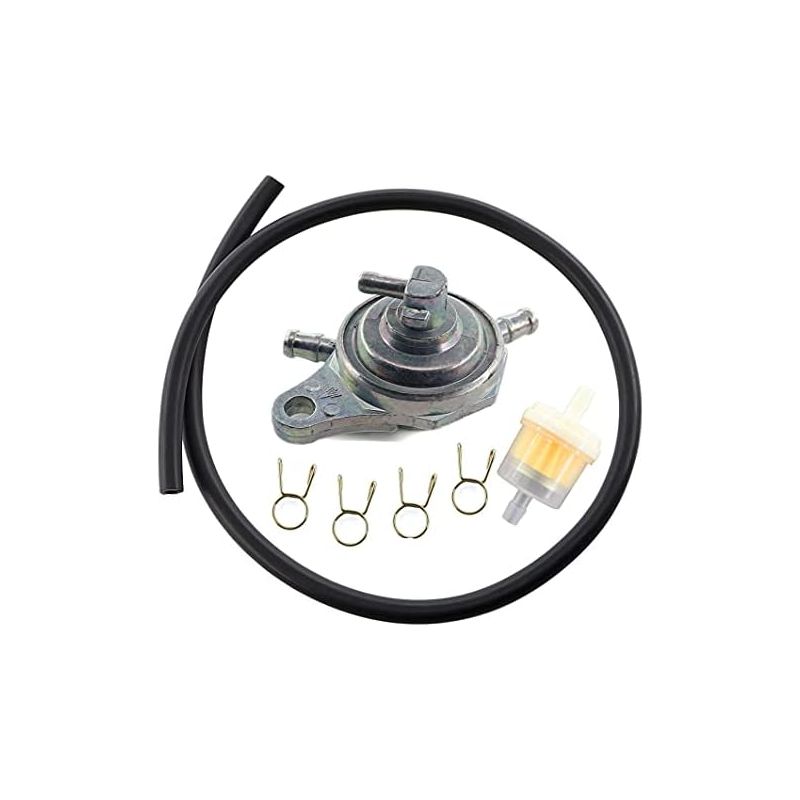 Vurahome – Benzinhahn – 6 Mm – Benzinleitung Für Rex Rs 400, 450, 460, 500, 600, 700 Und China Atv, Mope, Roller, Go-kart (50 Cm³, 125 Cm³, 150 Cm³) Von Rex, Baotian, Benzhou, Jinlin, Sunl, Taotao Und