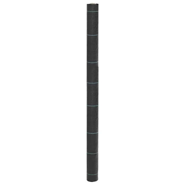 vidaXL Unkrautmembran Schwarz 1,5 x 100 m PP 4005154