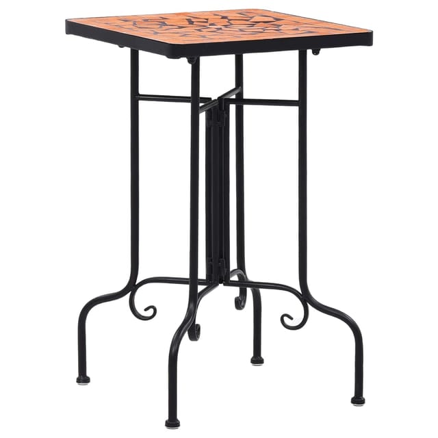 vidaXL Mosaiktisch Keramik Terracotta 46709