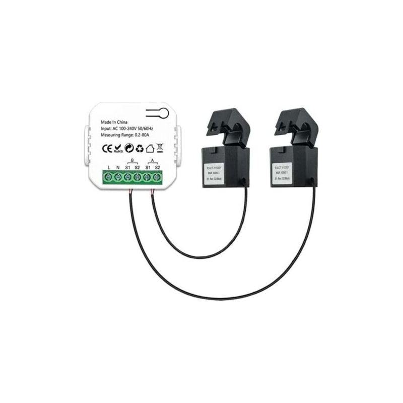 Intelligenter Wi-fi-zähler Für Photovoltaikanlagen, Bidirektionale Überwachung Von Energieerzeugung Und -verbrauch, Zählersteuerung Über Eine Mobile Anwendung.