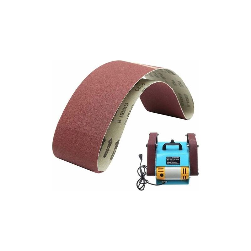 Vurahome - Aluminiumoxid-schleifbänder 100 Mm X 915 Mm, Geeignet Für Elektrische Bandschleifer, Holzbearbeitung Und Metallpolitur (körnung 120)
