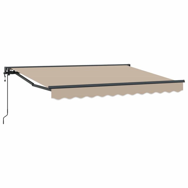 vidaXL Elektrische Ausziehbare Markise Beige 3,5 x 2 m 3421155