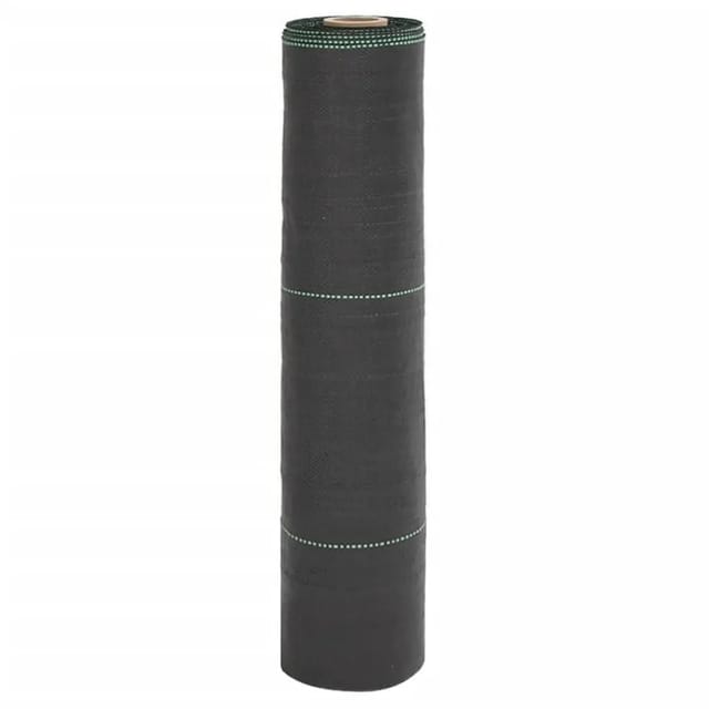 vidaXL Unkrautvlies Schwarz 0,5x200 m PP 4005212