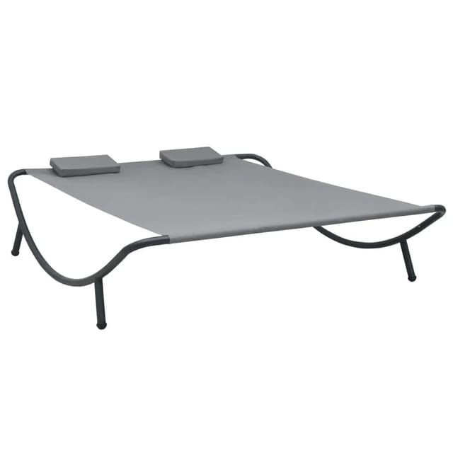 vidaXL Sonnenliege Stoff Anthrazit 48076