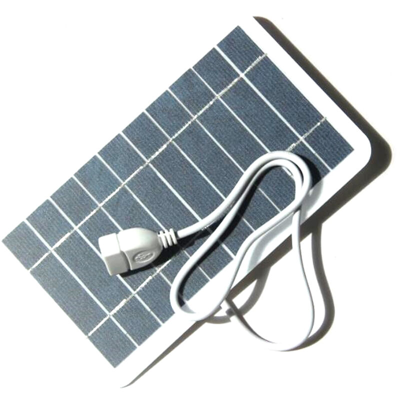 2w 5v Kleines Solarpanel Mit Usb Diy Monokristalline Silizium-solarzellen Camping Wasserdichtes Tragbares Solarpanel Für Handy-powerbank