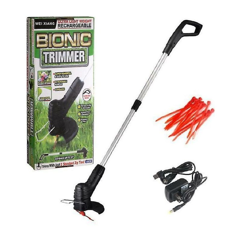 Vurahome – Bionic Elektro-rasenmäher, Kabelloser Unkrauttrimmer, Tragbar, Wiederaufladbar