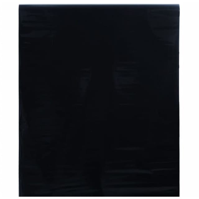 vidaXL Fensterfolie Statisch Matt Schwarz 45x500 cm PVC 155829