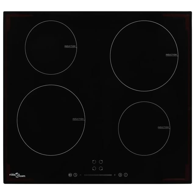 vidaXL Induktionskochfeld mit 4 Platten Touch Control Glas 7000 W 50787
