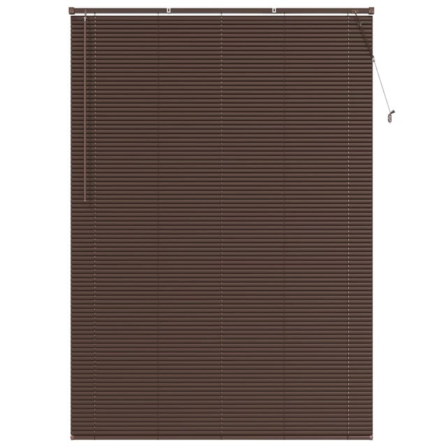 vidaXL Venetianer Jalousie Dunkelbraun mit Muster 213 x 160 cm PVC 42003809