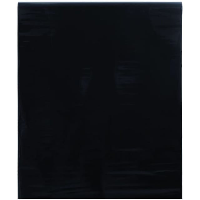 vidaXL Fensterfolie Statisch Matt Schwarz 60x500 cm PVC 155832