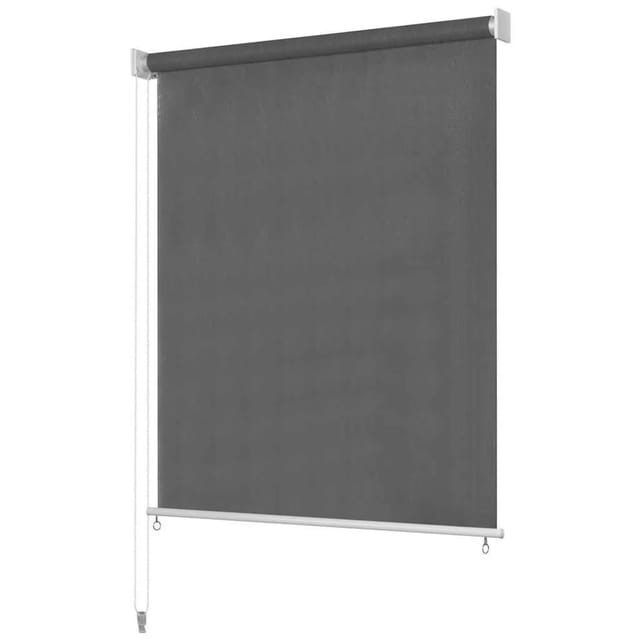 vidaXL Außenrollo 140 x 140 cm Anthrazit 43484