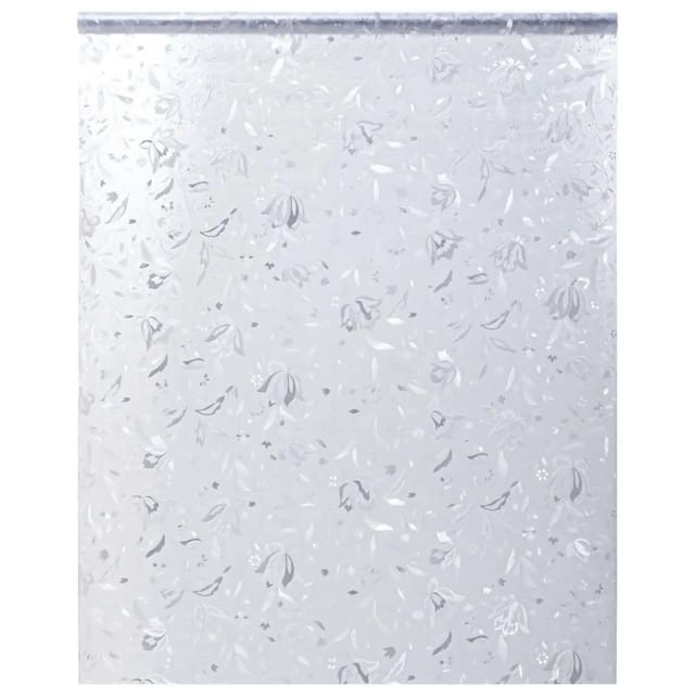 vidaXL Fensterfolie Matt Blumenmuster 90x500 cm PVC 155849