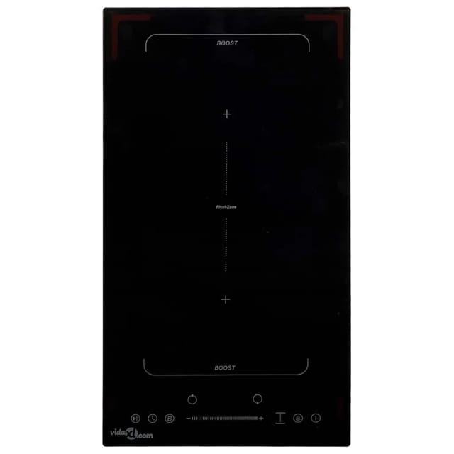 vidaXL Induktionskochfeld Flexzone mit 2 Platten Touch Control 3500 W 51438