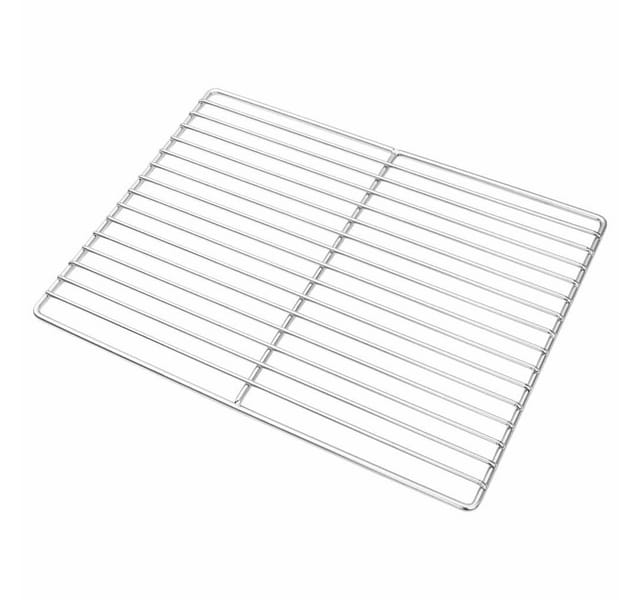 vidaXL Grillrost Silber 40 x 30 cm Edelstahl 42008310